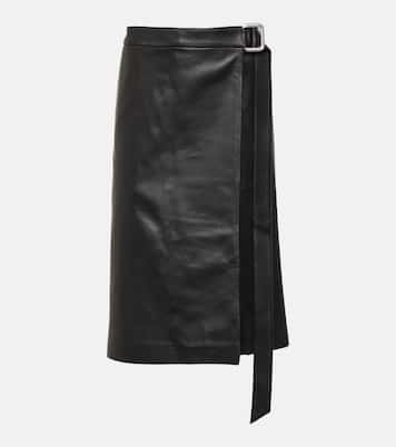 Gonna midi in pelle | Ami Paris