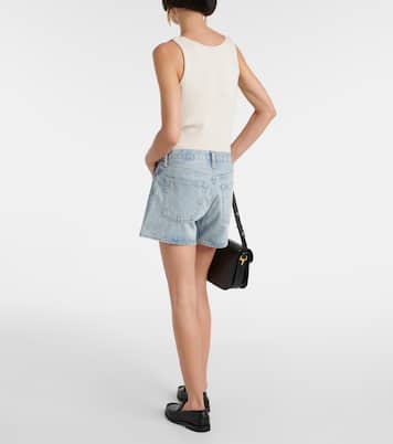 Parker mid-rise denim shorts | Agolde
