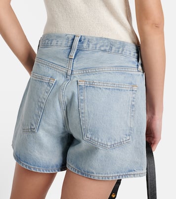 Parker mid-rise denim shorts | Agolde