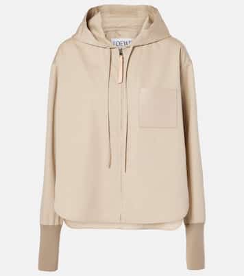 Giacca in misto cotone con cappuccio | Loewe