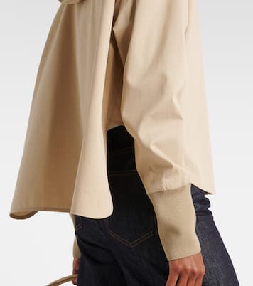 Giacca in misto cotone con cappuccio | Loewe