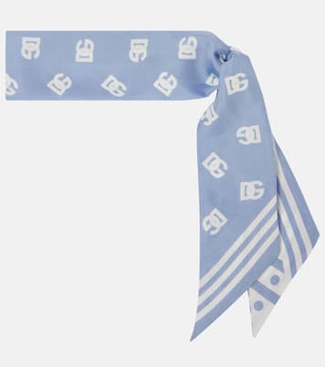 Foulard DG in twill di seta | Dolce&Gabbana