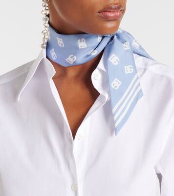 Foulard DG in twill di seta | Dolce&Gabbana