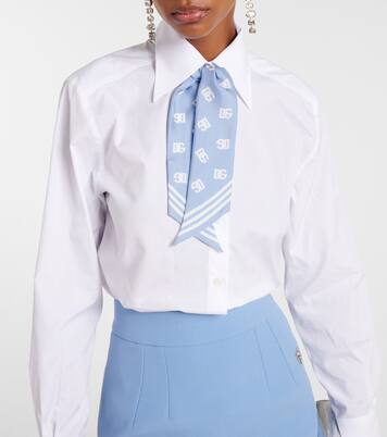 Foulard DG in twill di seta | Dolce&Gabbana