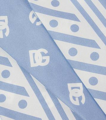 Foulard DG in twill di seta | Dolce&Gabbana