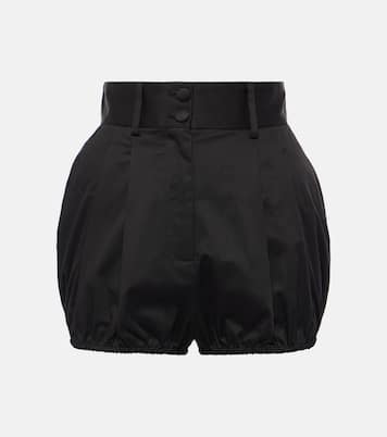 High-Rise Shorts aus Gabardine | Dolce&Gabbana