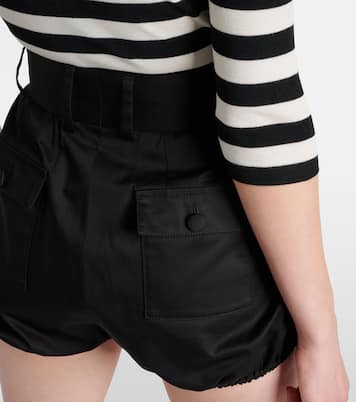 High-Rise Shorts aus Gabardine | Dolce&Gabbana