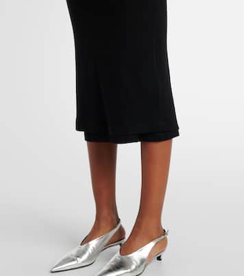 Jupe midi en laine vierge | Jil Sander