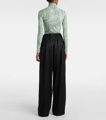 Pantaloni a gamba larga e vita media | MM6 Maison Margiela