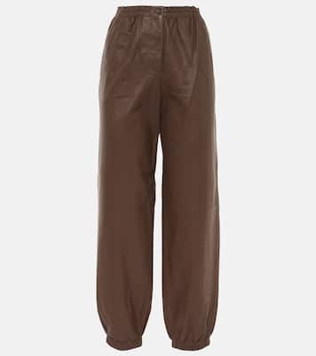 Pantaloni sportivi in pelle | Joseph