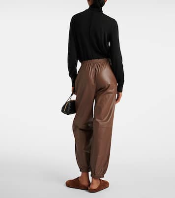 Pantaloni sportivi in pelle | Joseph
