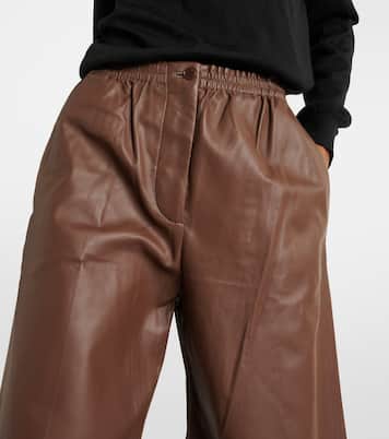 Pantaloni sportivi in pelle | Joseph