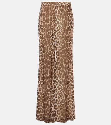 Leopard-print flared pants | Zimmermann