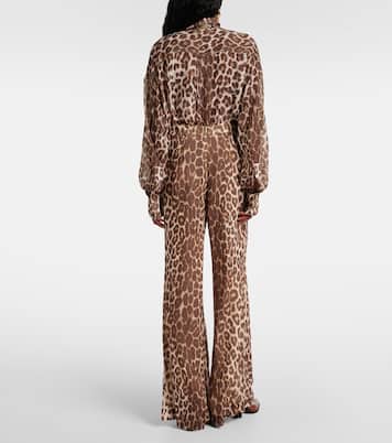 Leopard-print flared pants | Zimmermann