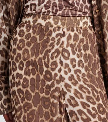 Leopard-print flared pants | Zimmermann