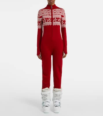 Wool intarsia jumpsuit | Perfect Moment