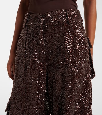 Sequined cargo pants | Rotate