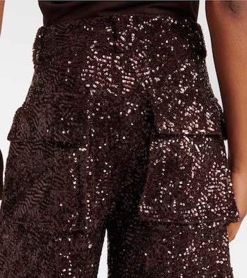 Sequined cargo pants | Rotate
