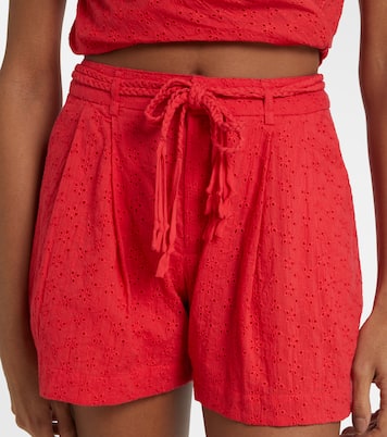 Shorts Chantal in sangallo di cotone | Poupette St Barth