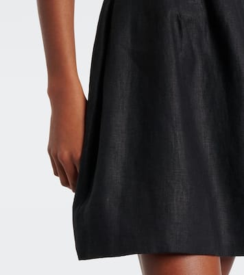Off-Shoulder-Minikleid Olmeto aus Leinen | Faithfull