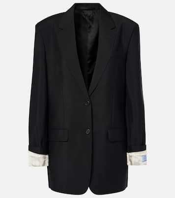 Blazer in mohair e lana | Prada