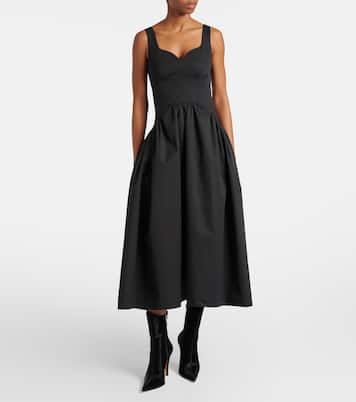 Abito midi in cotone  | McQueen