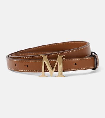 Cinturón de piel con logo | Max Mara