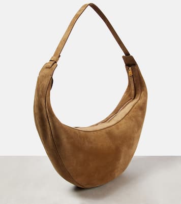 Borsa a spalla Augustina in suede | Khaite