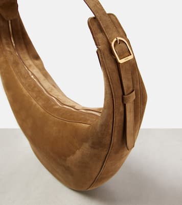 Borsa a spalla Augustina in suede | Khaite