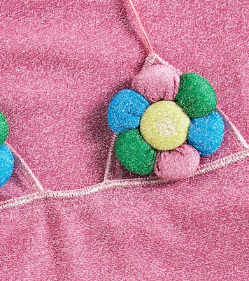 Abito Lumière con lamé e applicazioni | Oséree Kids