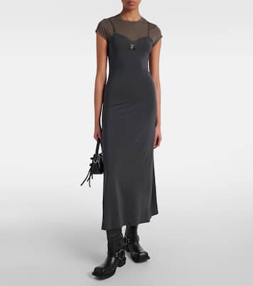 Layered jersey midi dress | Acne Studios