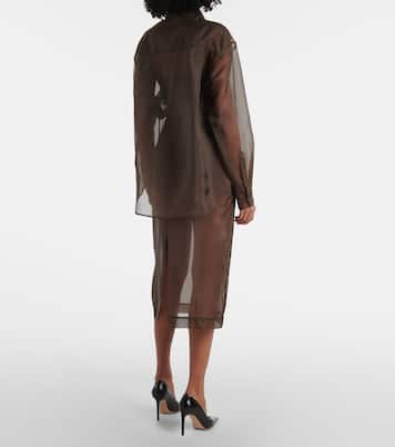 Camicia Peri in misto seta  | The Frankie Shop