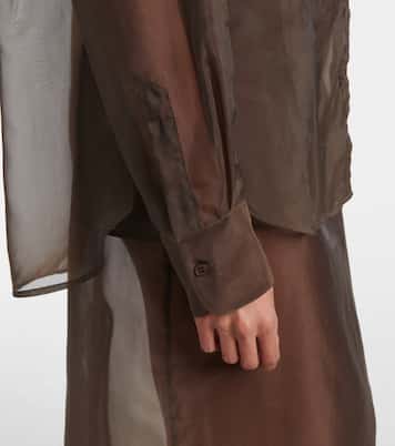 Camicia Peri in misto seta  | The Frankie Shop