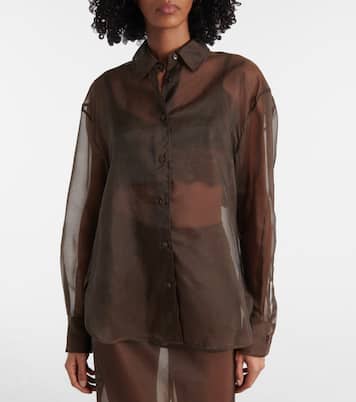 Camicia Peri in misto seta  | The Frankie Shop