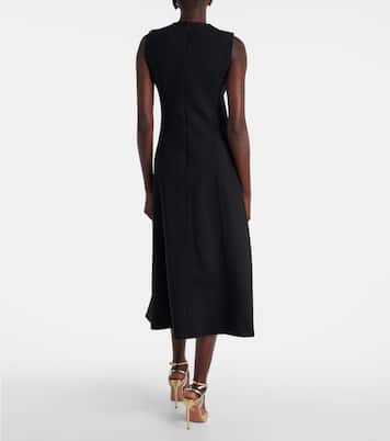 Embellished wool-blend cocktail dress | Oscar de la Renta