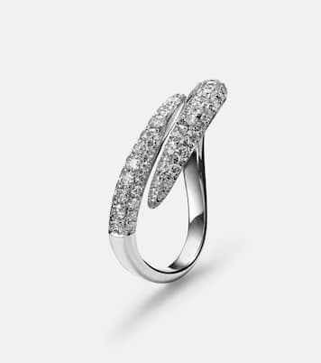 Anello Zara in oro bianco 18kt con diamanti | Anita Ko
