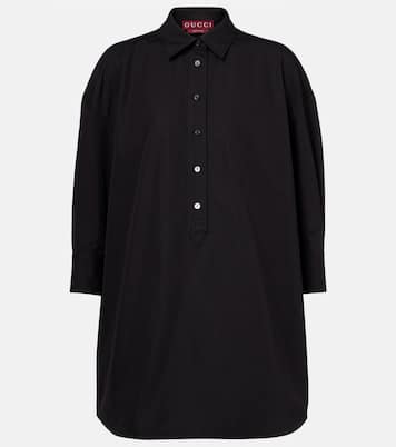 Camisa de popelín de algodón | Gucci