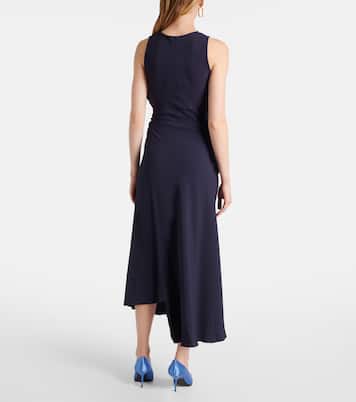 Robe midi en satin | Victoria Beckham