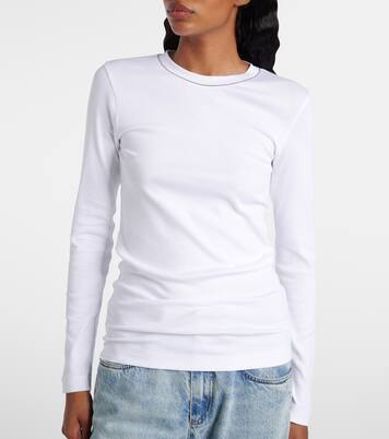 Longsleeve aus einem Baumwollgemisch | Brunello Cucinelli