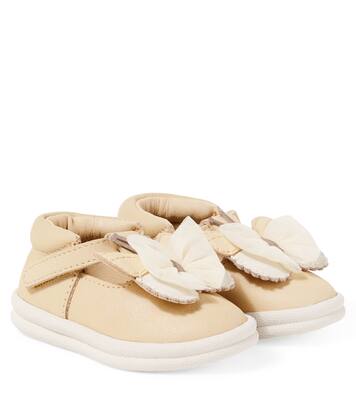 Baby - Scarpe Vlindy in pelle metallizzata | Donsje