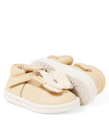 Baby - Scarpe Vlindy in pelle metallizzata | Donsje