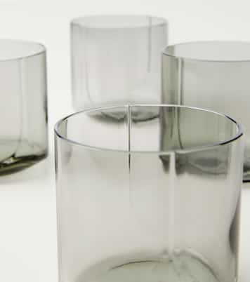 Hew set of 4 glass tumblers | Zaha Hadid Design