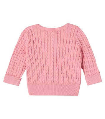 Baby cable-knit cotton cardigan | Polo Ralph Lauren Kids