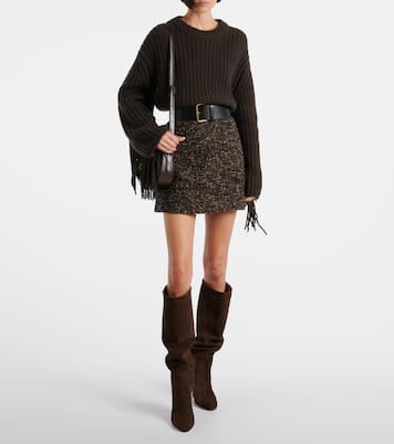 Coci wool-blend tweed miniskirt  | Blazé Milano