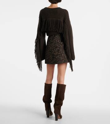 Coci wool-blend tweed miniskirt  | Blazé Milano