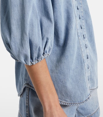 Bluse Lucky aus Denim | Zimmermann