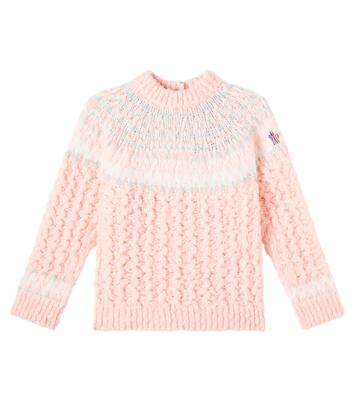 Jacquard wool-blend sweater | Moncler Grenoble Enfant