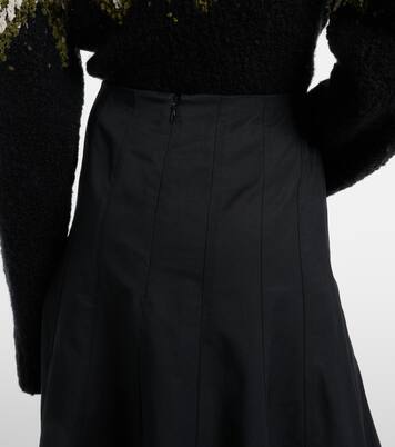 Heidi cotton-blend midi skirt | Proenza Schouler