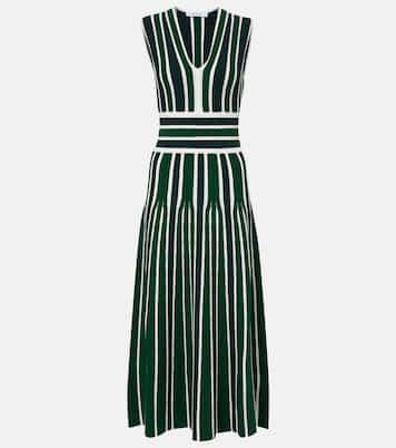 Vestido largo Tallone a rayas | Max Mara