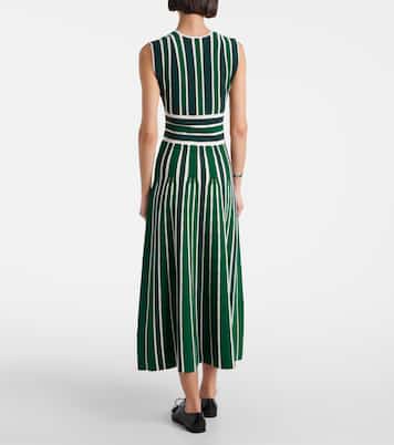 Vestido largo Tallone a rayas | Max Mara